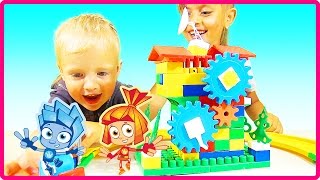 Фикси конструктор. Собираем дом и гоночную трассу для Фиксиков
