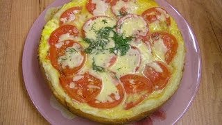 Пицца на сковороде - видео рецепт