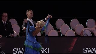 Evaldas Sodeika - Ieva Zukauskaite LTU, English Waltz | ROC 2018 WDSF GrandSlam Standard
