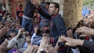 مرتضى منصور ينقض على ابو تريكا بعد مجزرة إستاد الدفاع الجوى  مباراة الزمالك وأنبي