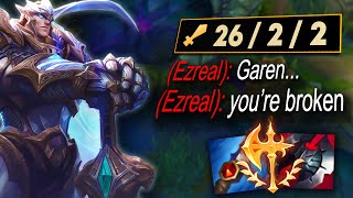RANK 1 PLAYS NEW GAREN JUNGLE! | League of Legends