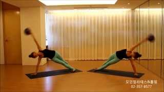 Modern Pilates&Rolfing Pilates Performance with overball