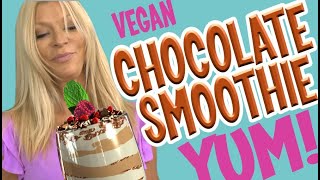Chocolate Smoothie WOW Recipe- vegan non dairy healthy & raw