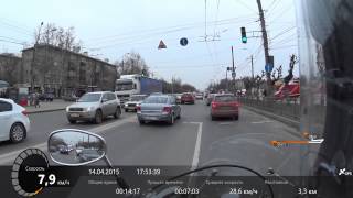 Sony HDR-AS100VW пример видео на ходу