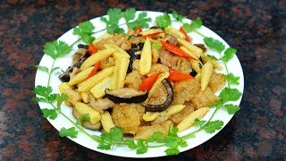 【潮州山額哥】燜魚鰾，潮汕人宴客最受歡迎的菜譜之一，滿滿的膠原蛋白，適合老人小孩