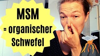 ? Entzündungshemmung durch MSM | organischer Schwefel | Methylsulfonylmethan | Dimethylsulfon