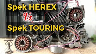 Spesifikasi untuk motor herex dan Touring