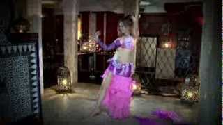 Bellydance. Amira.Fan veil dance.