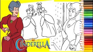 Disney Villains Lady Tremaine, Drizella & Anastasia - Cinderella Coloring Pages for kids
