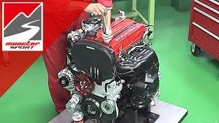 三菱 ランサーエボリューション4G63エンジン モンスタースポーツ コンプリートエンジン【MX350】作業解説 [MONSTER SPORT MITSUBISHI EVO TUNED Eg]