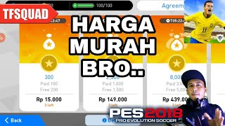 Beli Coin "Mumpung ada promo" - PES 2018 Mobile