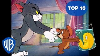Tom y Jerry en Latino | Las 10 mejores escenas de persecución | WB Kids