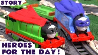 Thomas and Friends DC Super Friends Minis Toys Play Doh Surprise Eggs Justice League Spongebob TMNT