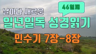 일년일독 성경읽기 연대순으로 읽기 46일째 민수기 7장-8장 성경통독
