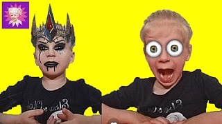 МЕНЯЕМСЯ ЛИЦАМИ ЧЕЛЛЕНДЖ! Msqrd приложение, смешные лица! Веселые развлечения для детей!