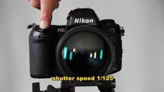 Nikon F100 shutter Sound  1/8~1/125