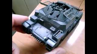 СБОРНЫЕ МОДЕЛИ  Покраска кистью немецкого разведывательного танка Sd Kfz  140/1 Aufklarung от MSD