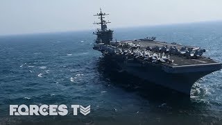 When An Aircraft Carrier Goes To War | Forces TV