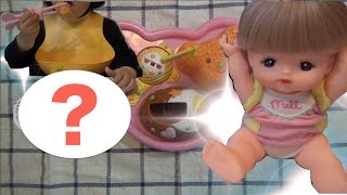 本物になっちゃった！？メルちゃん　キッズプレート
