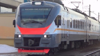 Электропоезд ЭП2Д-0008 "ЦППК" экспресс №7050 "Тула - Москва"