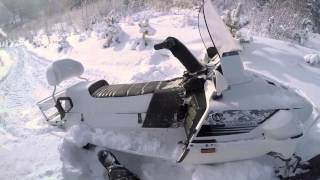 Упал на бок на Yamaha Viking 540 IV
