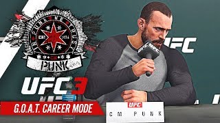 UFC 3 Career Mode - Ep 3 - THE KO KING!! (CM Punk GOAT Career #3)