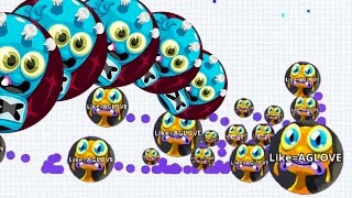 Agar.io Solo Breaking Through Dominating Epic Agario Mobile Gameplay!