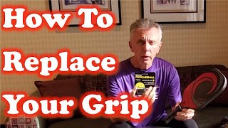 How to Replace a Pickleball Grip - Gamma Hi-Tech Gel Grip