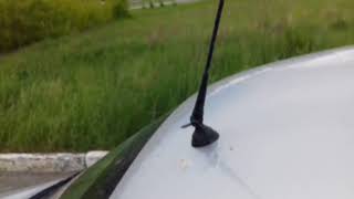 Lada Granta - Установка антенны в комплектации Standart