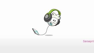 Puffle and the Headphones :)