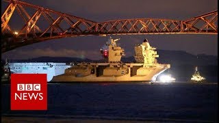Tight squeeze for new aircraft carrier - BBC News