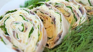 Это так вкусно! Обязательно приготовьте ЗАКУСКУ ИЗ ЛАВАША по этому рецепту!