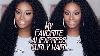 My Favorite Aliexpress Curly Hair Extensions | Elfin Hair | Makeupd0ll