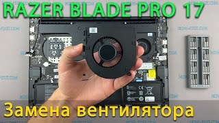 Замена вентилятора в ноутбуке Razer Blade Pro 17