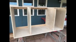 Making Kitchen Cabinets Part 1 - Carcass