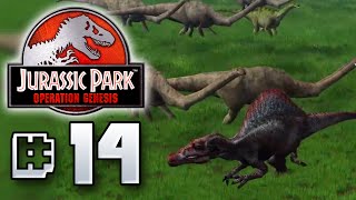 Herbivores VS Carnivores - Jurassic Park Operation Genesis [ Jurassic Park Month ]
