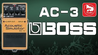 BOSS AC-3 - педаль эмуляции звучания акустической гитары