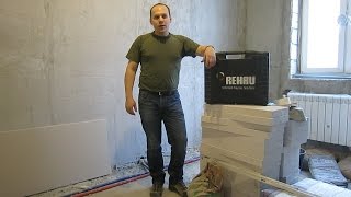 Переделка системы отопления и установка радиаторов с использованием инструмента Rehau