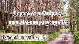 Дорога от д.Фабрика до д.Мокшицы