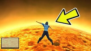 GTA 5 - MODSUZ GÜNEŞIN YANINA GIDERSEK NE OLUR?