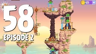 Angry Birds Stella Level 58 Episode 2 Beach Day Walkthrough