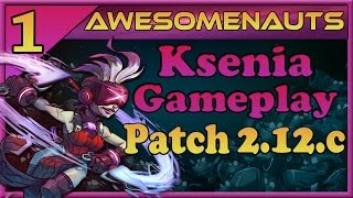 Awesomenauts - Ksenia Gameplay - "Bad Hairday!" [Duo Queue]