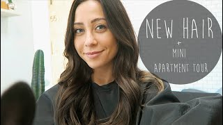 FALL HAIR AF + MINI APARTMENT TOUR