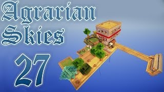 Minecraft FTB: Agrarian Skies #27 - Laser Drill из Minefactory Reloaded (MFR)