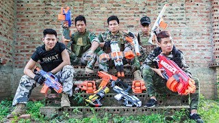 LTT Nerf War : SEAL X Warriors Nerf Guns Fight Criminal Group Guard Nerf Guns Priceless