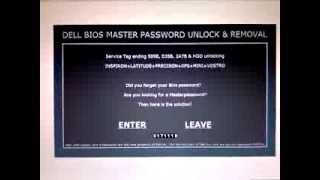 DELL BIOS PASSWORD REMOVAL 1D3B E6220 E6230 E6320 E6330 E6420 E6430 E6520 E6530 E3330