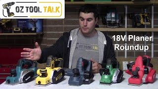 18V Planer Comparison - Dewalt, Makita, Milwaukee, Bosch, Hitachi