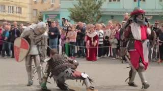 Средневековые бои на празднике Дня Ужгорода - 2016