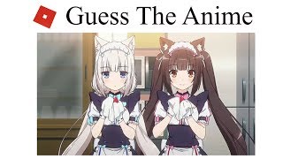 Roblox Guess The Anime Stage 1-100 Complete Stage (Outdated)