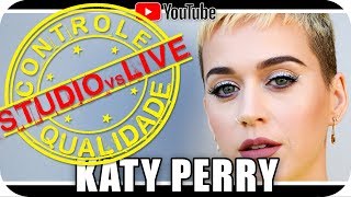 KATY PERRY - Studio vs Live CONTROLE DE QUALIDADE Marcio Guerra Reagindo React Humor Music Video